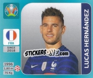 Figurina Lucas Hernández - UEFA Euro 2020 Tournament Edition. 654 Stickers version - Panini
