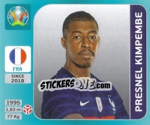 Sticker Presnel Kimpembe - UEFA Euro 2020 Tournament Edition. 654 Stickers version - Panini