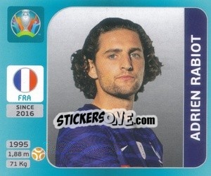 Sticker Adrien Rabiot - UEFA Euro 2020 Tournament Edition. 654 Stickers version n. 561 - Panini