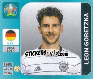 Cromo Leon Goretzka - UEFA Euro 2020 Tournament Edition. 654 Stickers version - Panini