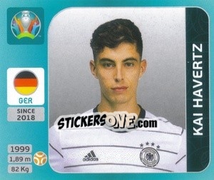 Sticker Kai Havertz - UEFA Euro 2020 Tournament Edition. 654 Stickers version - Panini