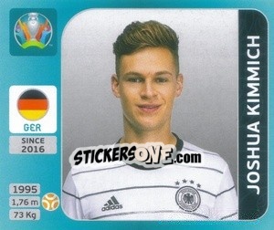Sticker Joshua Kimmich - UEFA Euro 2020 Tournament Edition. 654 Stickers version n. 595 - Panini