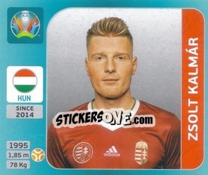 Figurina Zsolt Kalmár - UEFA Euro 2020 Tournament Edition. 654 Stickers version - Panini