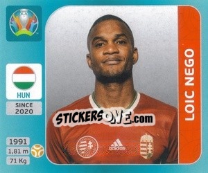 Sticker Loic Nego - UEFA Euro 2020 Tournament Edition. 654 Stickers version - Panini