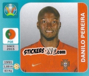 Sticker Danilo Pereira - UEFA Euro 2020 Tournament Edition. 654 Stickers version n. 646 - Panini