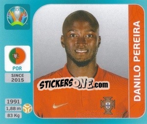 Cromo Danilo Pereira - UEFA Euro 2020 Tournament Edition. 654 Stickers version - Panini