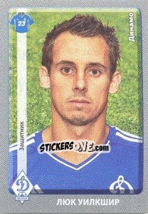 Sticker Люк Уилкшир / Luke Wilkshire - Russian Football Premier League 2011-2012 n. 108 - Panini