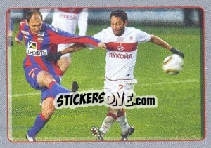 Sticker ЦСКА–Спартак - Russian Football Premier League 2011-2012 n. 9 - Panini