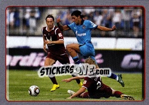 Sticker Зенит–Рубин - Russian Football Premier League 2011-2012 - Panini