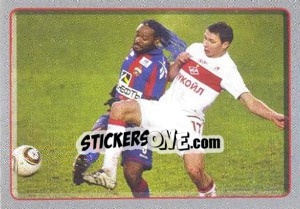 Sticker ЦСКА–Спартак - Russian Football Premier League 2011-2012 - Panini