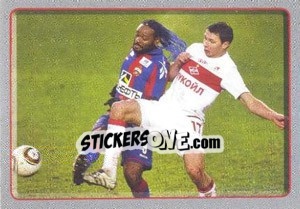 Sticker ЦСКА–Спартак - Russian Football Premier League 2011-2012 n. 14 - Panini