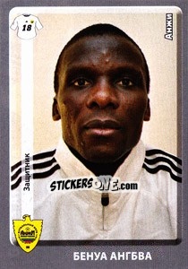 Figurina Бенуа Ангбва / Benoît Angbwa - Russian Football Premier League 2011-2012 - Panini