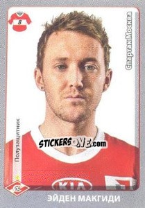 Sticker Эйден Макгиди / Aiden McGeady - Russian Football Premier League 2011-2012 n. 323 - Panini