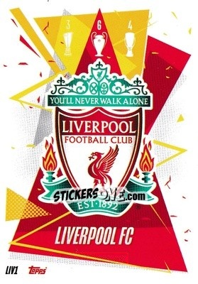 Sticker Team Badge - UEFA Champions League 2020-2021. Match Attax n. LIV1 - Panini