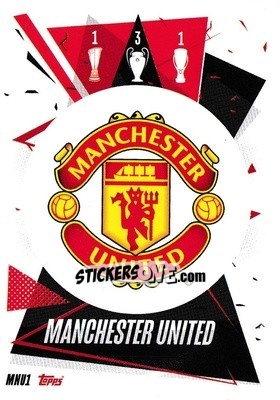 Sticker Team Badge - UEFA Champions League 2020-2021. Match Attax n. MNU1 - Panini