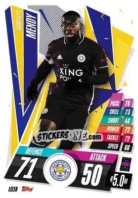 Cromo Nampalys Mendy - UEFA Champions League 2020-2021. Match Attax - Panini