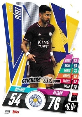 Sticker Ayoze Pérez - UEFA Champions League 2020-2021. Match Attax n. LEI17 - Panini