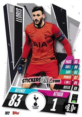 Sticker Hugo Lloris - UEFA Champions League 2020-2021. Match Attax n. TOT2 - Panini