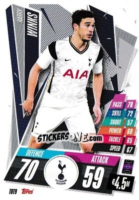 Sticker Harry Winks - UEFA Champions League 2020-2021. Match Attax n. TOT9 - Panini