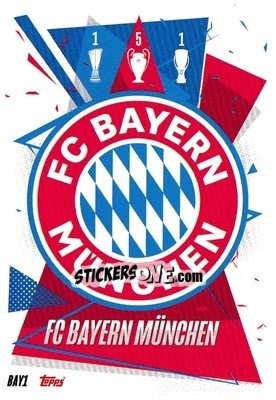 Sticker Team Badge - UEFA Champions League 2020-2021. Match Attax n. BAY1 - Panini
