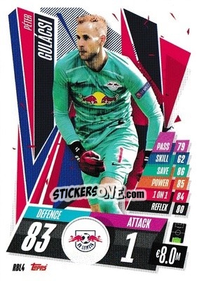 Sticker Péter Gulácsi - UEFA Champions League 2020-2021. Match Attax - Panini