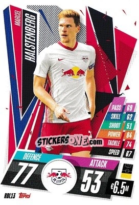 Sticker Marcel Halstenberg - UEFA Champions League 2020-2021. Match Attax n. RBL13 - Panini