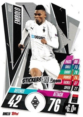 Sticker Breel Embolo - UEFA Champions League 2020-2021. Match Attax n. BMG10 - Panini