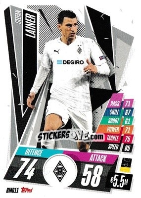 Sticker Stefan Lainer - UEFA Champions League 2020-2021. Match Attax n. BMG11 - Panini
