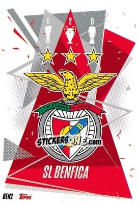 Sticker Team Badge - UEFA Champions League 2020-2021. Match Attax n. BEN1 - Panini