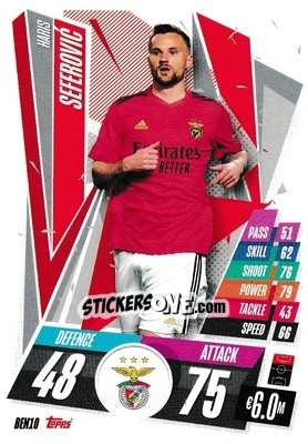 Sticker Haris Seferovic - UEFA Champions League 2020-2021. Match Attax n. BEN10 - Panini