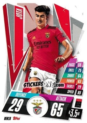 Sticker Jota - UEFA Champions League 2020-2021. Match Attax n. BEN18 - Panini