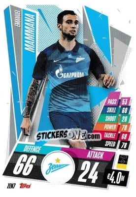 Sticker Emanuel Mammana - UEFA Champions League 2020-2021. Match Attax n. ZEN7 - Panini
