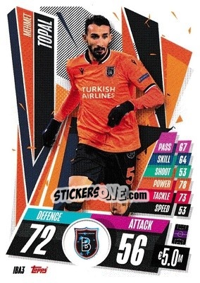 Sticker Mehmet Topal - UEFA Champions League 2020-2021. Match Attax n. IBA3 - Panini