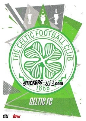 Sticker Team Badge - UEFA Champions League 2020-2021. Match Attax n. CEL1 - Panini