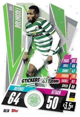 Figurina Boli Bolingoli - UEFA Champions League 2020-2021. Match Attax n. CEL10 - Panini