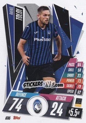 Sticker Rafael Toloi - UEFA Champions League 2020-2021. Match Attax n. ATA5 - Panini