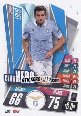 Sticker Senad Lulic - UEFA Champions League 2020-2021. Match Attax n. LAZ2 - Panini