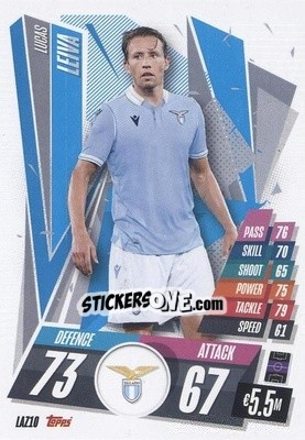 Sticker Lucas Leiva - UEFA Champions League 2020-2021. Match Attax n. LAZ10 - Panini