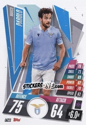 Sticker Marco Parolo - UEFA Champions League 2020-2021. Match Attax n. LAZ11 - Panini