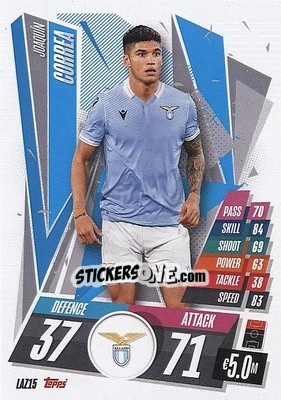 Sticker Joaquin Correa - UEFA Champions League 2020-2021. Match Attax n. LAZ15 - Panini