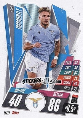 Sticker Ciro Immobile - UEFA Champions League 2020-2021. Match Attax n. LAZ17 - Panini