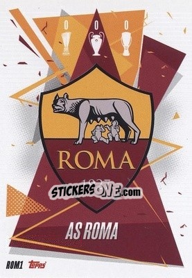 Sticker Team Badge - UEFA Champions League 2020-2021. Match Attax n. ROM1 - Panini