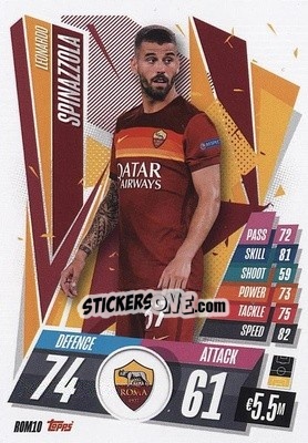 Sticker Leonardo Spinazzola - UEFA Champions League 2020-2021. Match Attax n. ROM10 - Panini