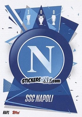 Cromo Team Badge - UEFA Champions League 2020-2021. Match Attax n. NAP1 - Panini