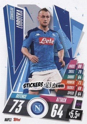 Sticker Stanislav Lobotka - UEFA Champions League 2020-2021. Match Attax n. NAP11 - Panini