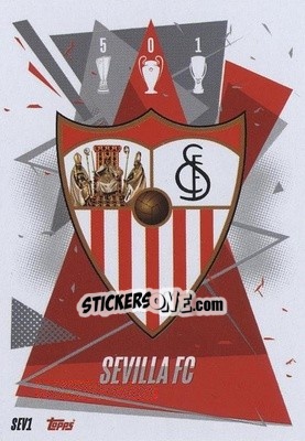 Sticker Team Badge - UEFA Champions League 2020-2021. Match Attax n. SEV1 - Panini