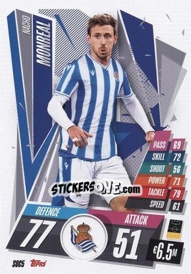Sticker Nacho Monreal - UEFA Champions League 2020-2021. Match Attax n. SOC5 - Panini