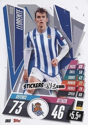 Sticker Diego Llorente - UEFA Champions League 2020-2021. Match Attax n. SOC6 - Panini