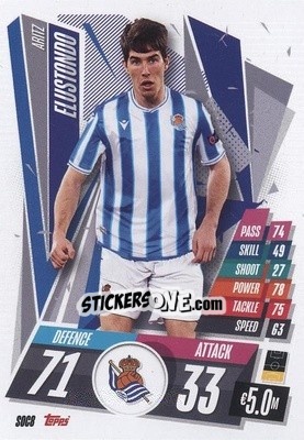 Cromo Aritz Elustondo - UEFA Champions League 2020-2021. Match Attax n. SOC8 - Panini
