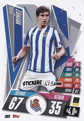 Sticker Aihen Muñoz - UEFA Champions League 2020-2021. Match Attax n. SOC9 - Panini